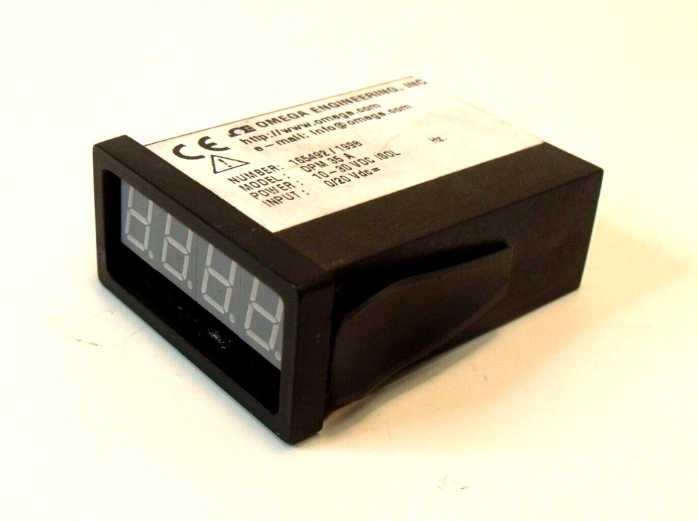New Omega DPM 35 A Miniature Process Indicator:  3-1/2 Digit LED, Red