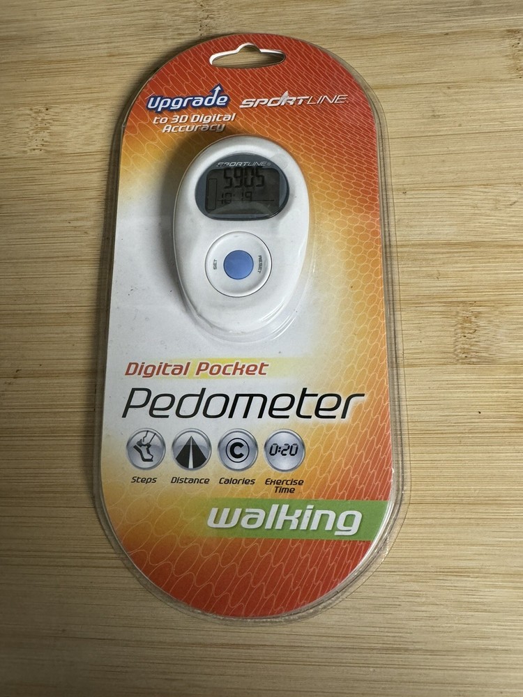 Sportline walking pedometer White