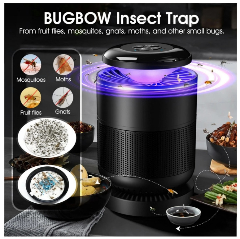 Fruit Fly Traps for Indoors, Bug Light Trap Indoor, Remote Control