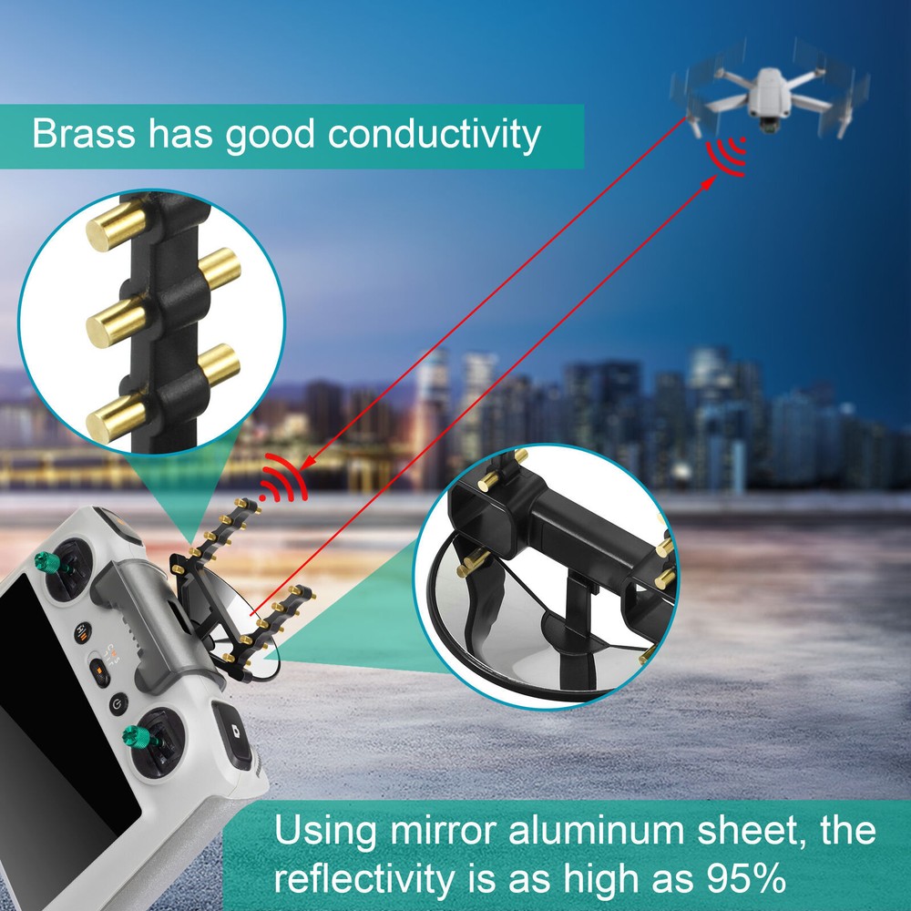 Antenna Range Extender For DJI Mini 3/Mini 3 Pro Drone RC Remote Control