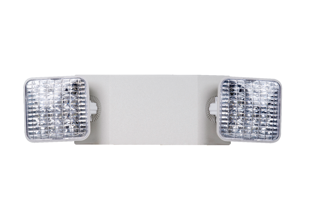 4 Pack LED Emergency Exit Light Adjustable 2 Head With Battery Back-up UL 924