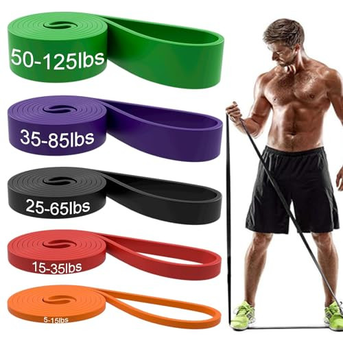 Resistance Bands, Pull Up Assist Bands - Workout Bands, Eexercise 5 Multicolor