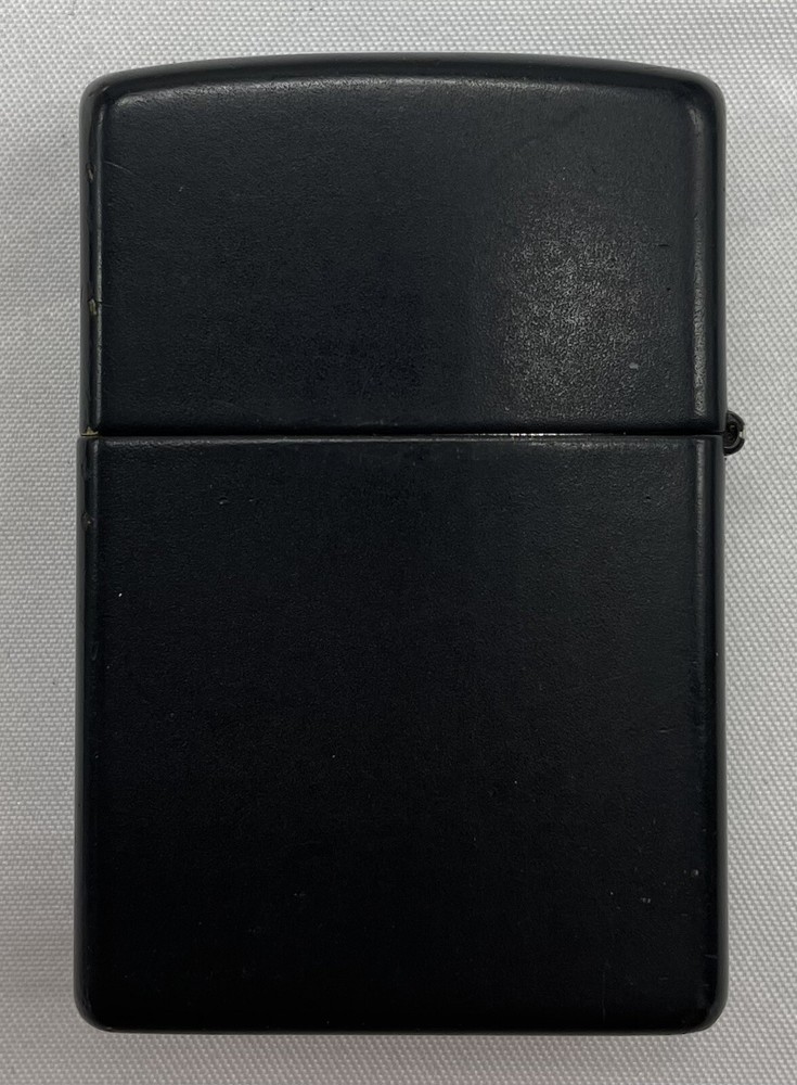 2006 Classic Black Matte + Red USED Zippo Lighter