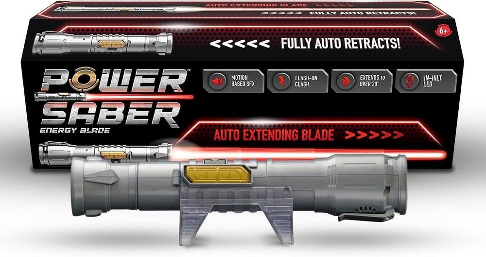 Power Saber Energy Blade Red | First Ever Automatic | Auto Extending &...