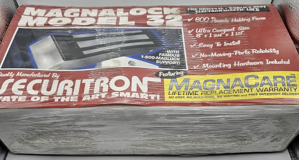 Securitron Magnalock Model 32 New In Box/ Untested