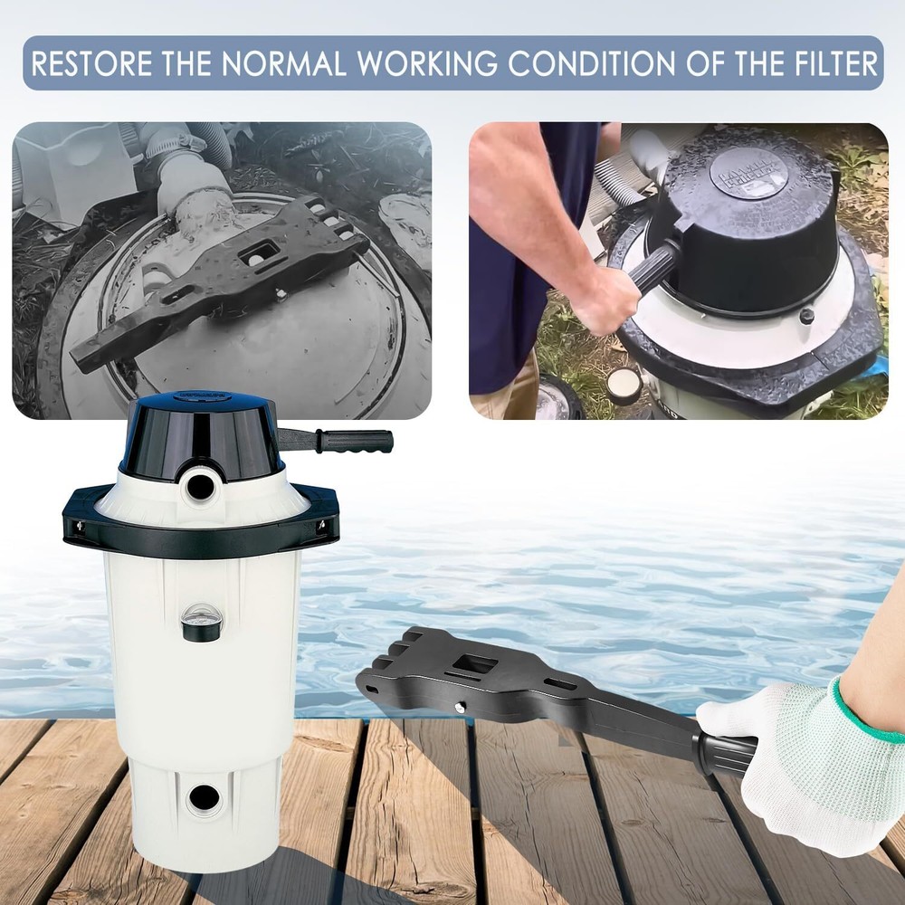 Replace for Hayward ECX1040 EC50AC Perflex Pool Filter Bump Handle Assembly