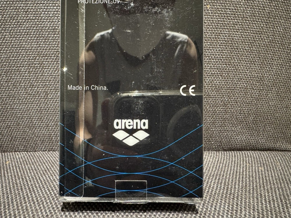 Arena Powerskin Python Mirror Racing Swim Goggles Silver Black Unisex NWT