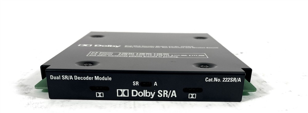 Dolby Cat. No 222SR/A Card Dual SR/A Decoder Module for Dolby CP500 CP65