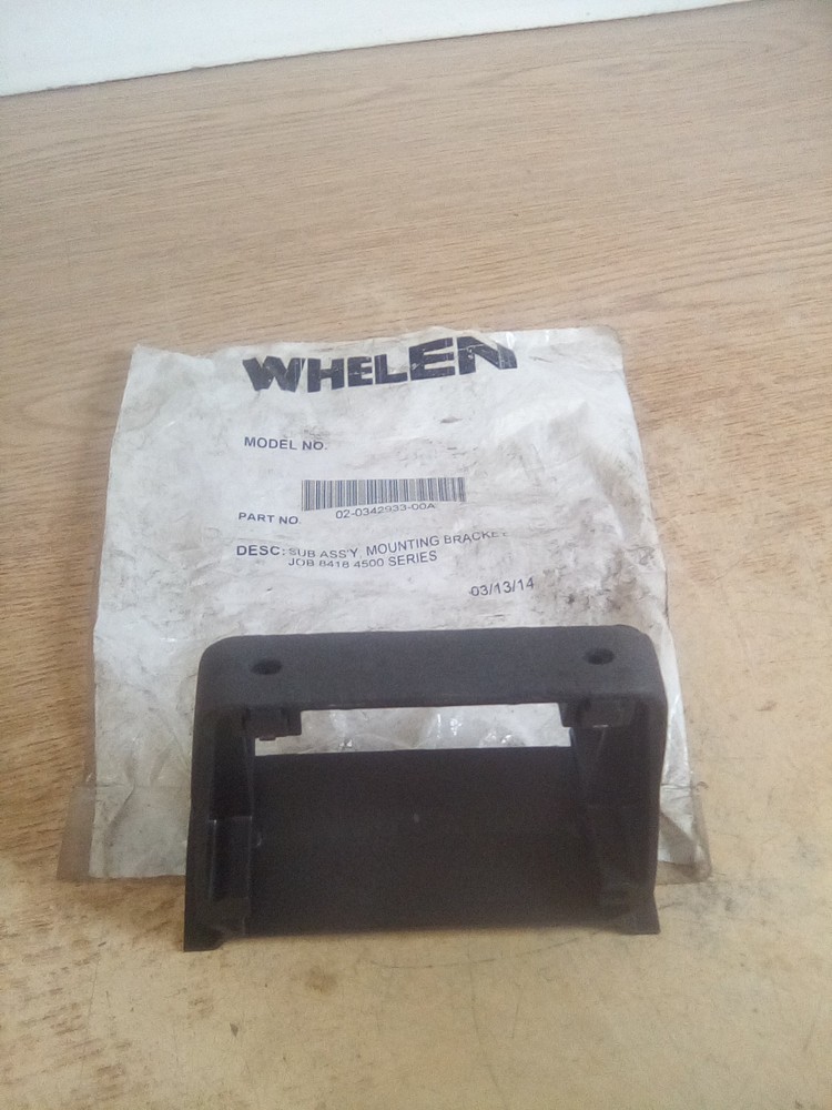 Whelen 02-0342933-00A Sub Ass'y Mounting Bracket
