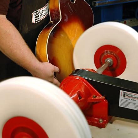 StewMac Buffing Wheel, 12" Domet, 3/4" Shaft