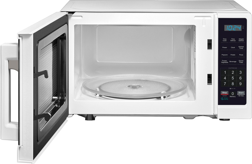 Insignia- .7 Cu. Ft. Compact Microwave - White