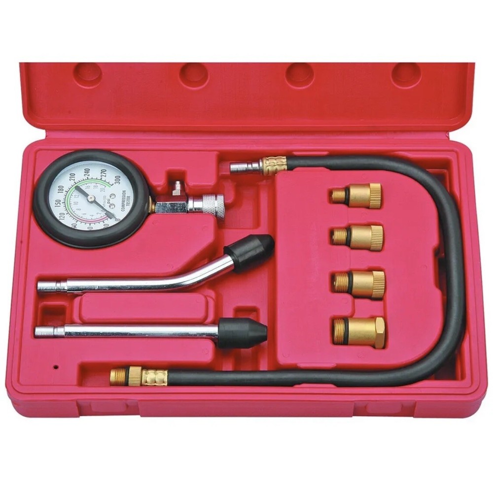 US General 8 Piece Automotive Compression Test Kit with Case - NIP