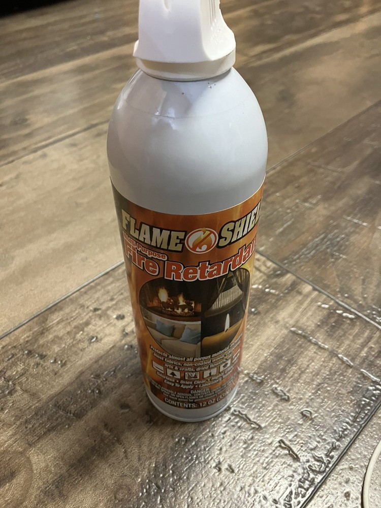 Flame Shield Fire Retardant Spray Bottle 12 Oz Multi Purpose Surface New