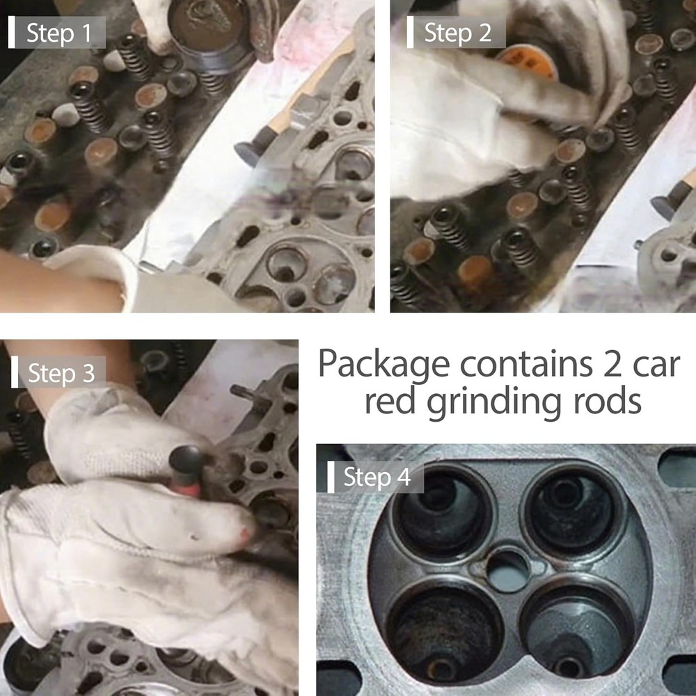 Valve Grinder Set 2 Pieces Grinding Tools for Engine Maintenance Total...