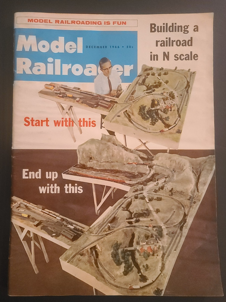 Model Railroader Magazine December 1966