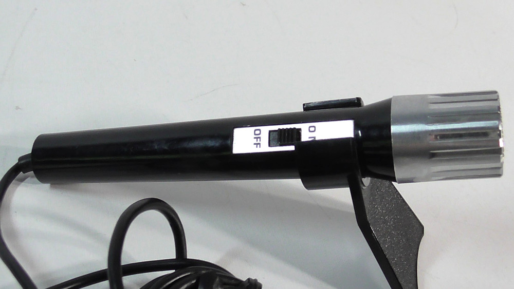 VINTAGE MICROPHONE WITH 5 PIN CONNECTOR + STAND