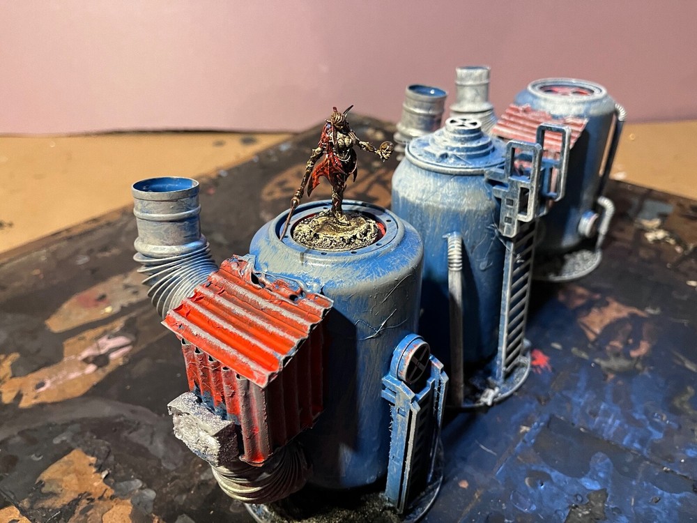Sci-Fi Terrain pieces .1 8 – Tabletop Gaming scratch built.