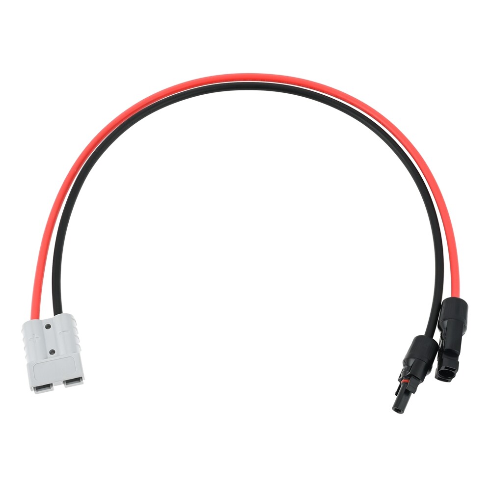 Solar Panel Cable Connector Kit 10AWG 60CM Solar Extension Cable for Solar Panel
