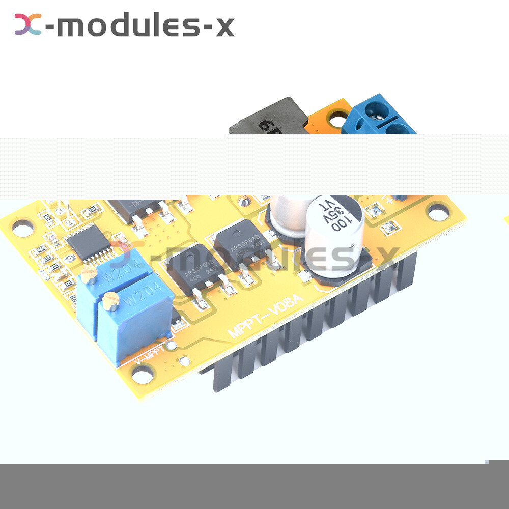 5A 100W MPPT Solar Panel Regulator Controller Battery Charging DC 8-28V Switch