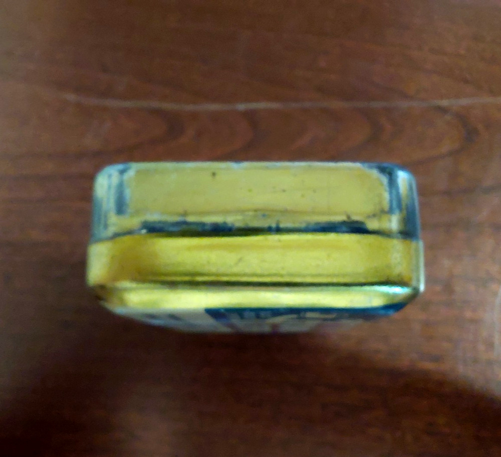 Empty Ronson Lighter Service Kit Tin Box Vintage Primitive 3"