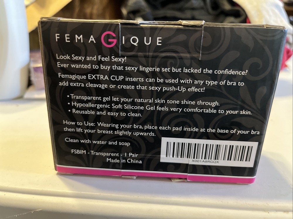 Femagique Extra Cup Push Up Bra Inserts Size Medium