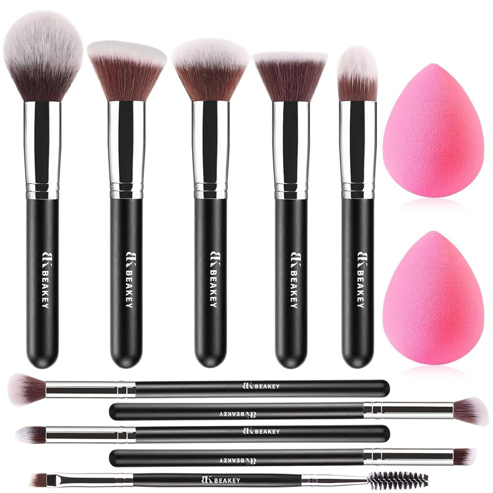 Makeup Brushes Set, Professional Foundation Eyeshadow Concealer  Applicator, 2 B