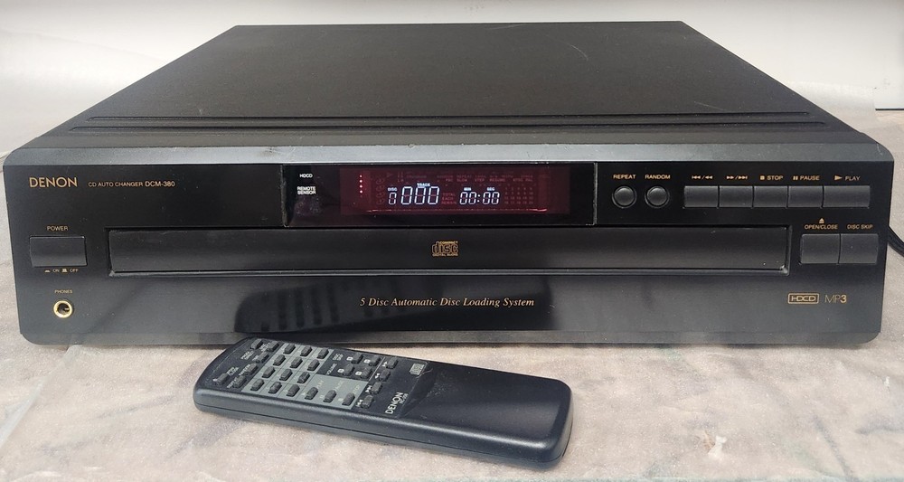 Denon 5 Disc CD Auto Changer Model #DCM-380