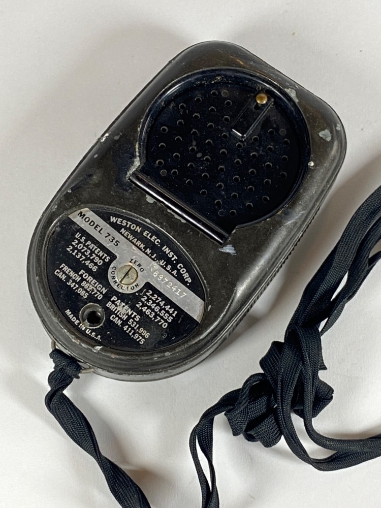 Weston Master II 735 Universal Analog Exposure Meter for Camera with Strap