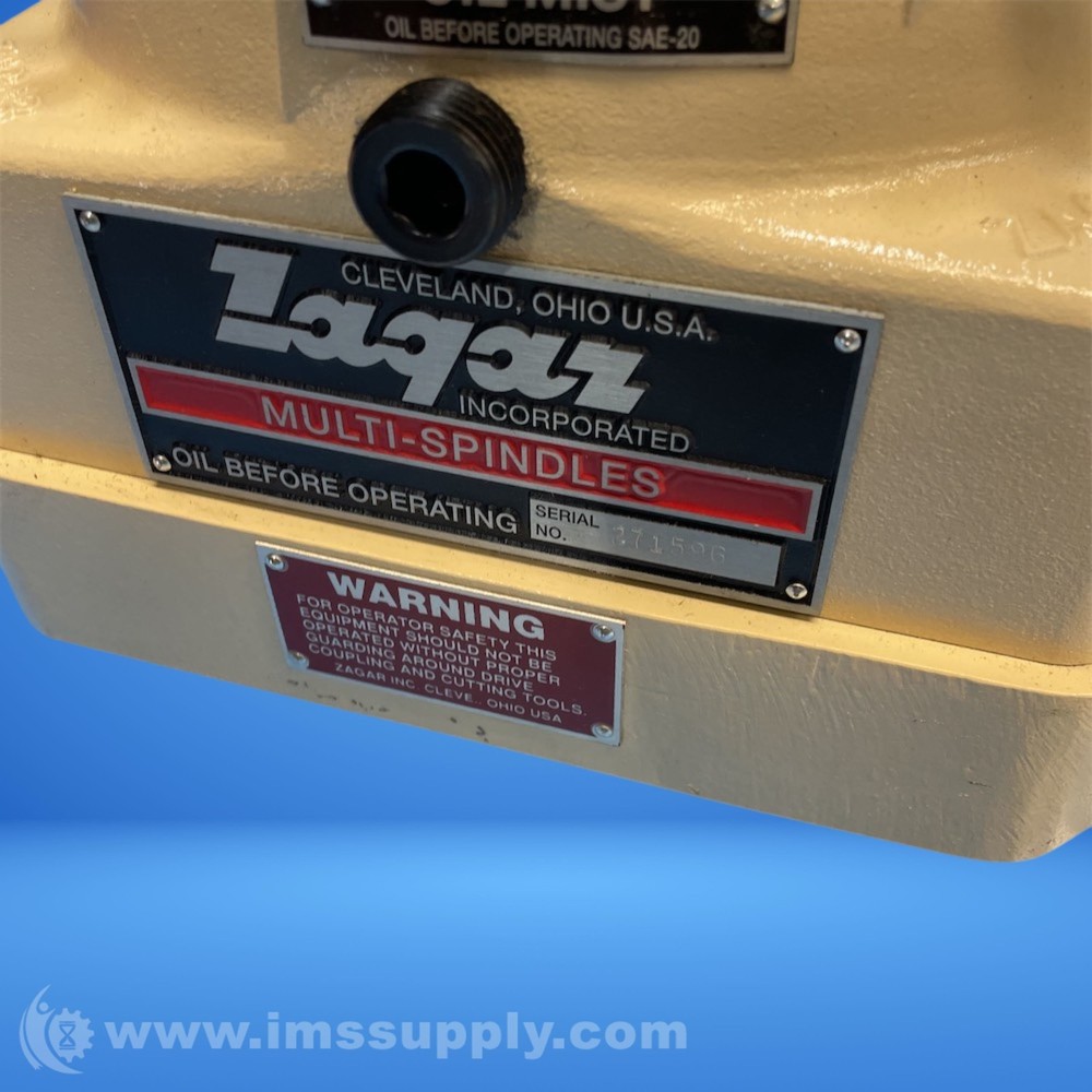 Zagar 708-3845 Multi-Spindle Drill Head 9665
