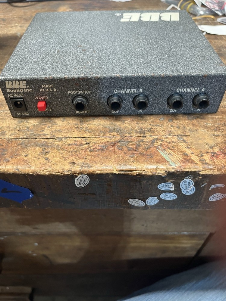 Used BBE 262 Sonic Maximizer Signal Processor