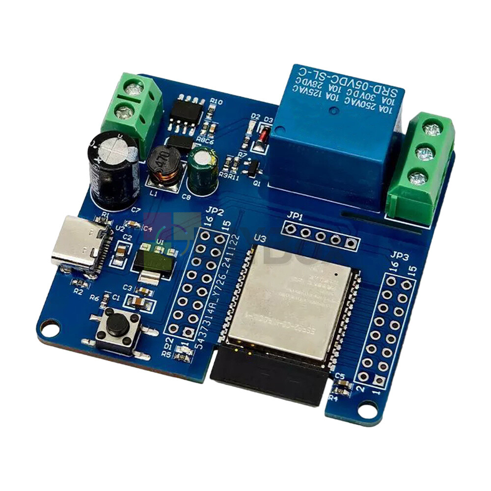 Type-C ESP32-C6 WIFI Bluetooth Development Board Single Channel Relay Module DIY