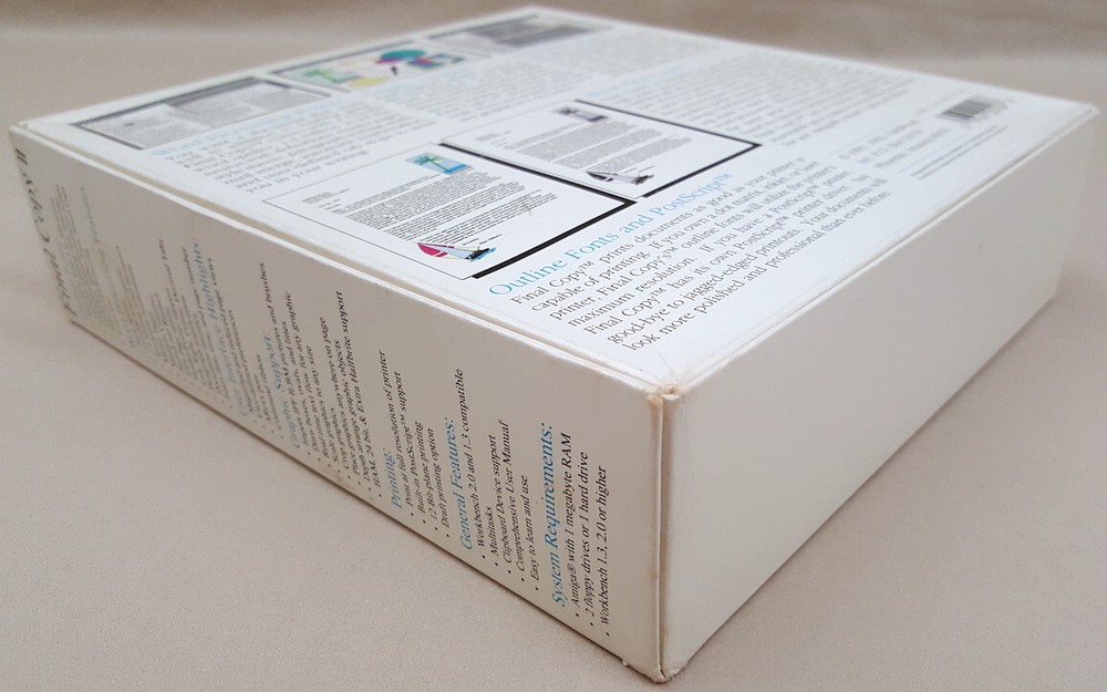 Final Copy II Release 1©1992 SoftWood Word Processor for Commodore Amiga BOXED 2