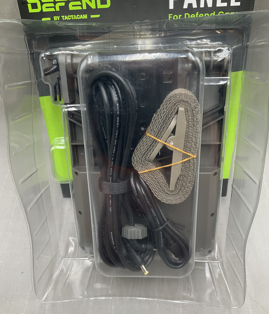 TACTACAM Defend Solar Panel for Cellular Security Camera DFD-SP01 N/Open Box