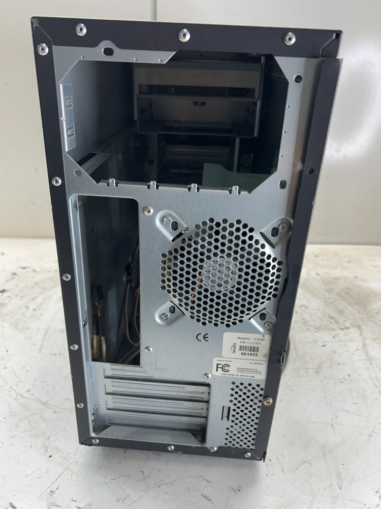 Retro Black mATX Case