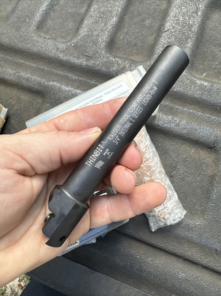 KAISER 3/4” THINBIT ID Grooving INTERNAL INDEXABLE BORING BAR Tool Holder