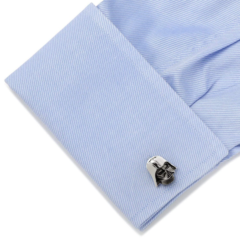 Star Wars Darth Vader Sterling Silver 3D Cufflinks
