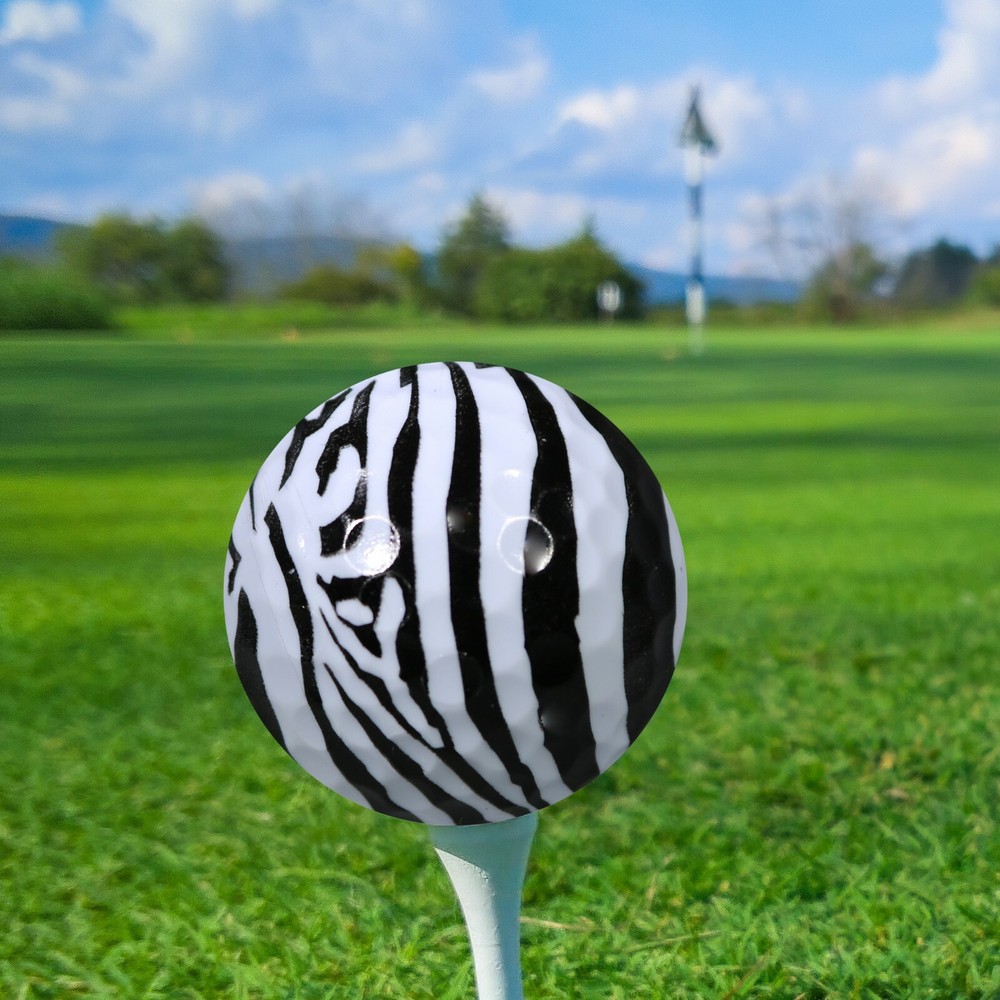 Zebra Golf Balls 12 Pack - Great Gift Idea!