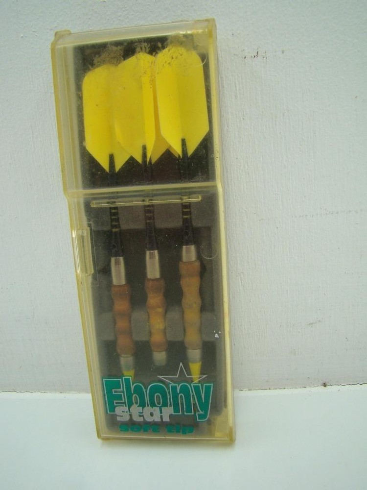 Ebony Star Darts Three Soft Tip in Case