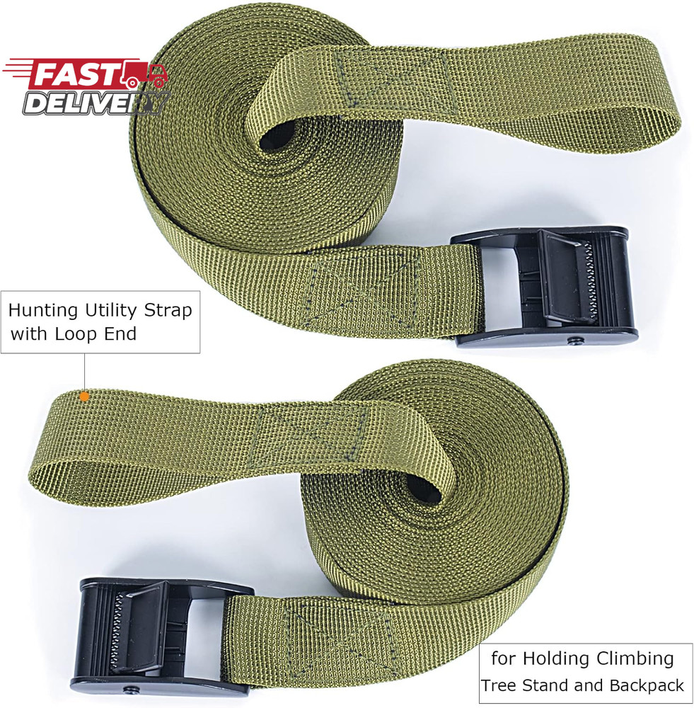 WILLWIN Tree Stand Stabilizer Straps, Tree Stand Accessories, Hunting Utility St