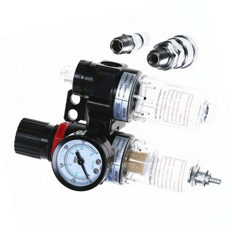 AFC2000 Plastic Air Source Treatment Filter Pressure Gauge Regulator Replacement