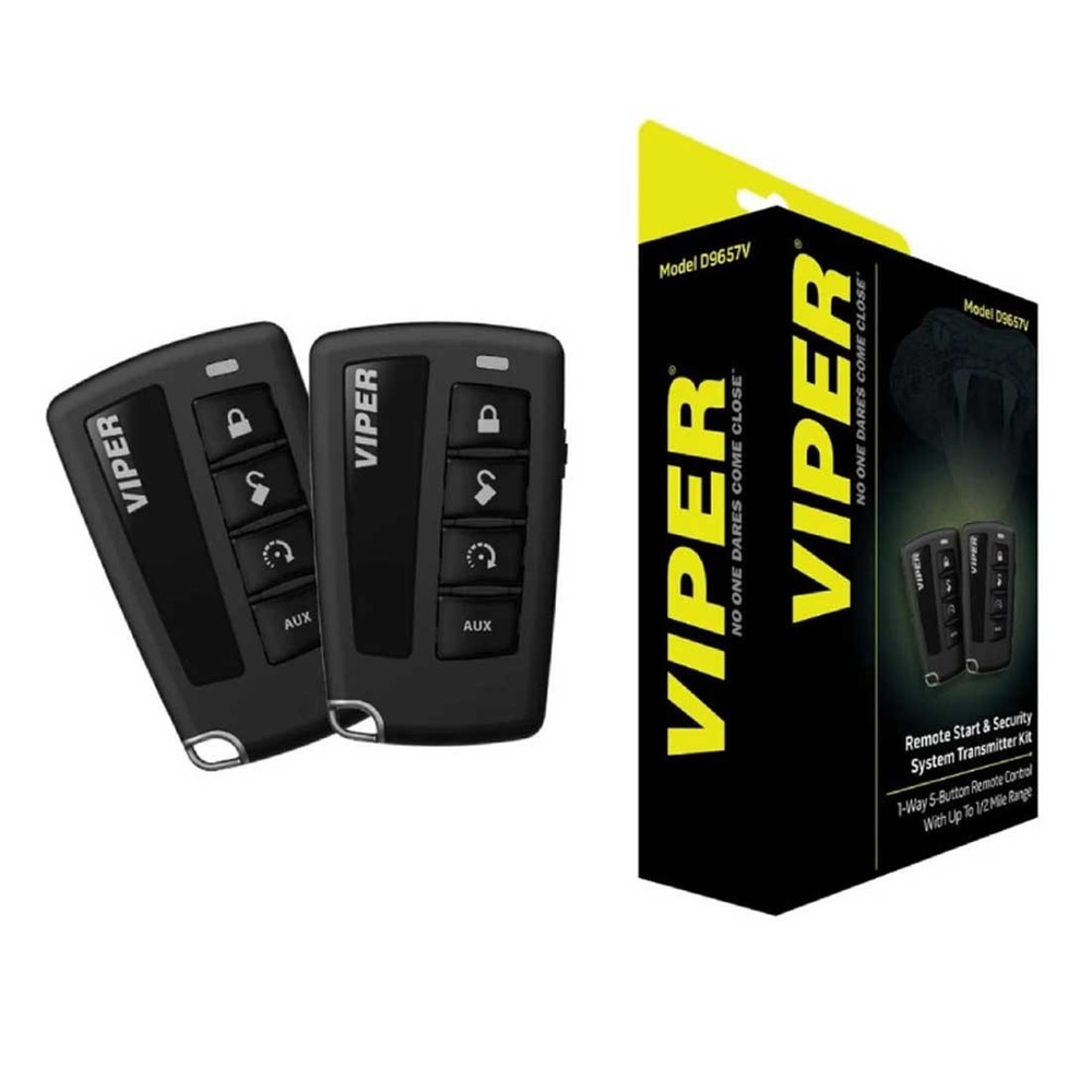 Viper D9657V 1-Way 5-Button Remote Start & Security System Transmitter Kit