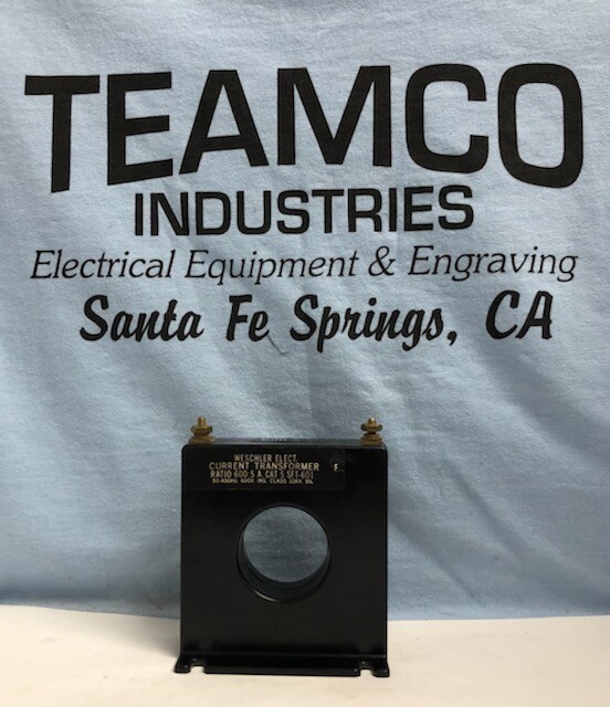 Weschler Elect. 600:5 Cat 5 SFT-601 Current Transformer