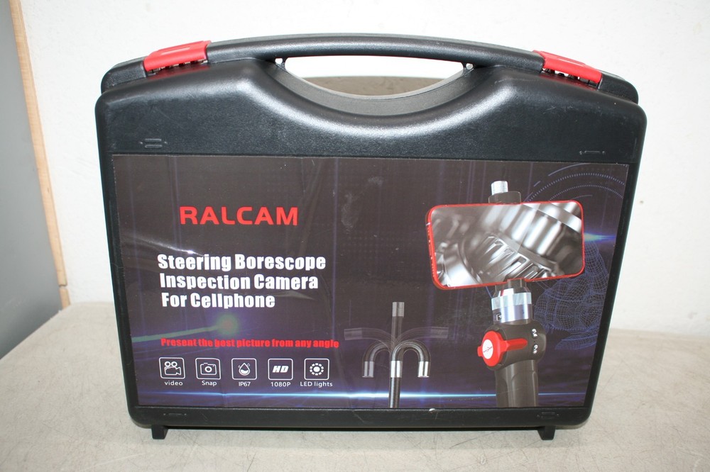 Ralcam H408A Steering Borescope Endoscope Camera for Android & iPhone