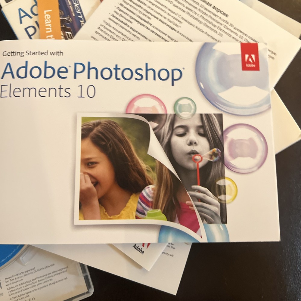 Adobe Photoshop Elements 10 for PC Mac Open Package