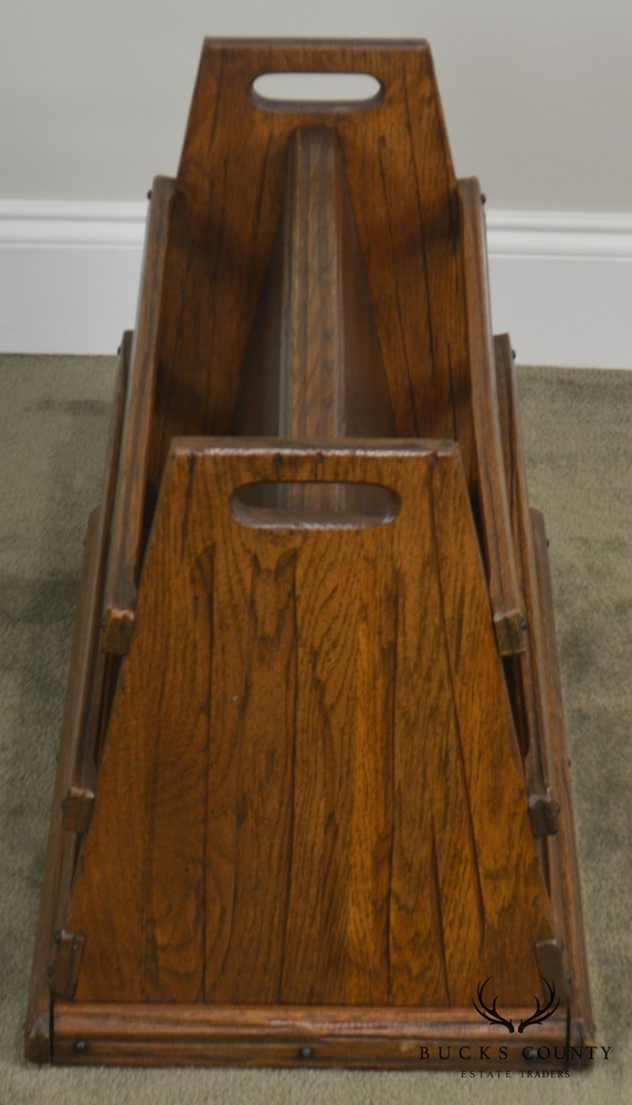 Brandt Ranch Oak Magazine Rack