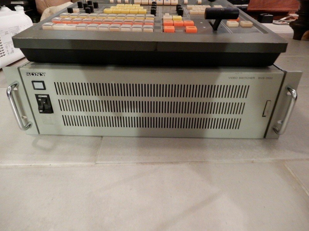 Sony Video Switcher BVS-3100 System Set Editor Master Controller RGB Composite