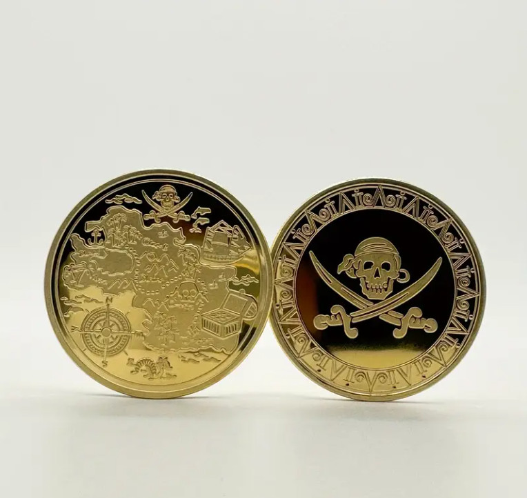 Gold Pirate Coin