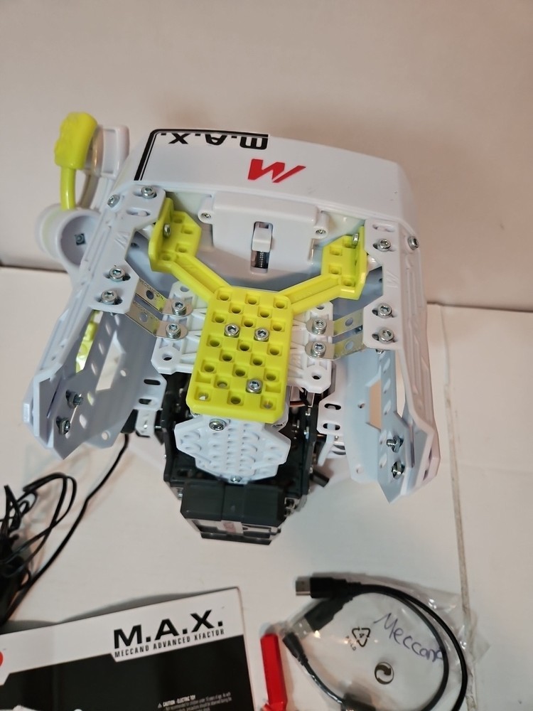 Working Meccano M.A.X Robotic Interactive Programmable Robot Used READ