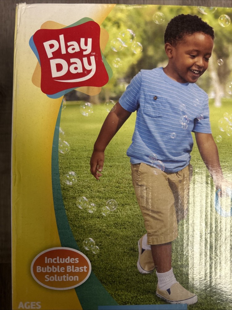Play Day Dino Push Bubble Blower Includes Bubble Blast Solution Ages 2+