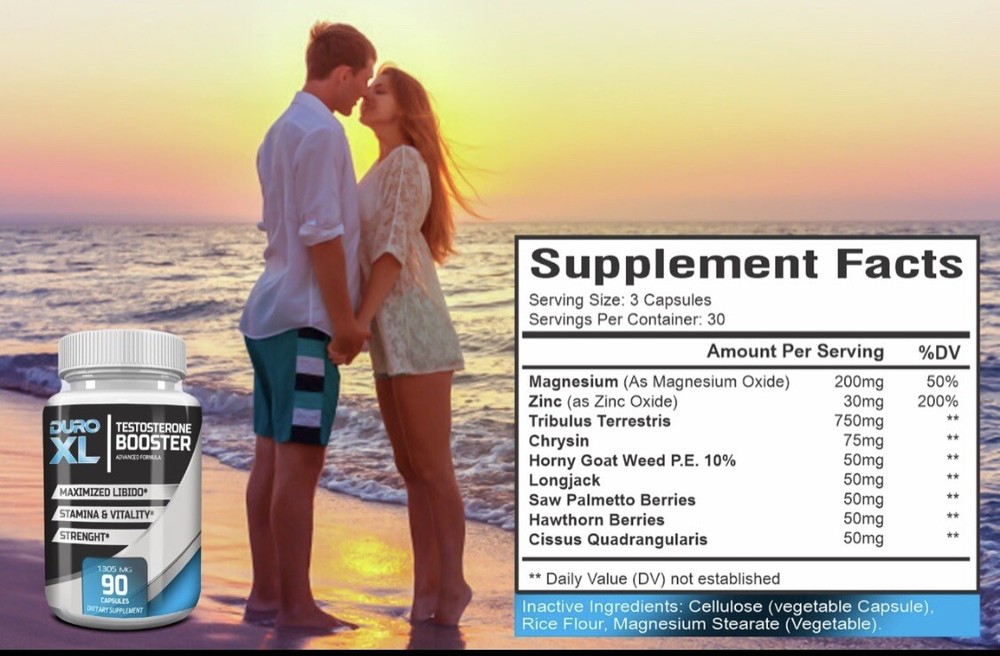 👍 DURO XL SUPPORT LIBIDO +EXCITACION+PODER+TIEMPO+DUREZA 90 capsulas Naturales